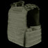 The Condor EXO Plate Carrier Gen II is an olive-green tactical vest featuring multiple horizontal webbing straps and shoulder handles, designed for attaching gear and providing protection—ideal for law enforcement or first responders.